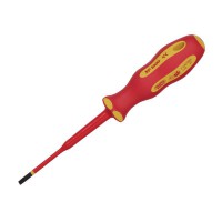 XP1000 VDE Slimline Plain Slot Screwdriver, 4.0 x 100mm - 02160