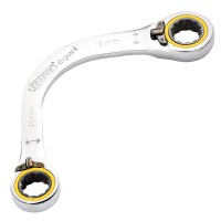 Draper Expert HI-TORQ Double Ring Ratchet Half Moon Spanner, 14 x 16mm - 03935