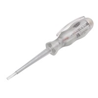 Draper Expert VDE Mains Tester Screwdriver, 105-250V AC, 140mm - 14057