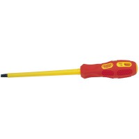 Draper Expert VDE Approved Fully Insulated Plain Slot Screwdriver, 6.5 x 150mm - 69220