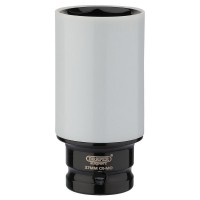 Draper Expert HI-TORQ Wheel Nut Socket for Alloy Wheels 1/2\" Square Drive - 27mm