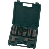 Draper Expert Lambda / Oxygen Sensor Socket Set, 3/8\" and 1/2\" Square Drive (7 Piece) - 89765