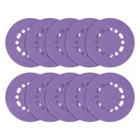 TREND AB/150/60Z - Zirconium Random Orbital Sanding Disc, 10pc, 150mm, 60 grit