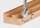Festool 490980 Spiral Groove Cutter - 30mm Cut x 10mm Dia x 8mm Shank HW