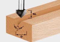 Festool V-Groove Router Cutters