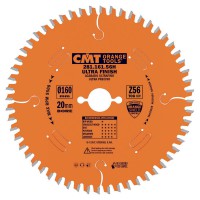 CMT Industrial Finish Saw Blade - Laminated NEG 260mm dia x 2.5 kerf x 30 bore Z64 TCG