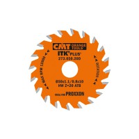 CMT ITK Plus Thin-Kerf Fine Cut-Off Saw Blade 50mm dia x 1.1 kerf x 10 bore Z20 10 ATB