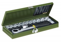 PROXXON 23604 14 PC SOCKET SET FROM 13 TO 27mm