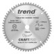 Trend CraftPro Crosscut Wood Mitre Saw Blade - 184mm dia x 1.6 kerf x 16 bore 60T