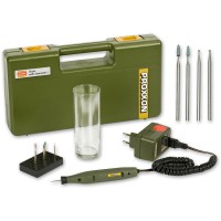 PROXXON 717738 COMP ENGRAVING KIT C/W TRIAL GLASS