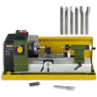 PROXXON 717739 FD150/E LATHE + TOOLING + SPLASH GUARD