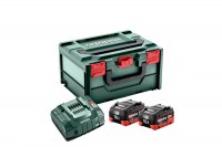 Metabo Basic-Set 2 x LiHD 10.0Ah, ASC 145 + MetaBOX