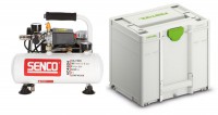 Senco AC4504UK Low Noise Compressor 0.33 HP 110 Volt with Festool Systainer