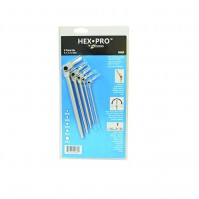 BONDHUS HP5-IC-69B Hex Pro Pivot Head Wrench Set - 5 pcs - 3mm-8mm, 00069