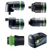 Festool TPC 18/4 and TDC 18/4 QUADRIVE Cordless Drill Accessories