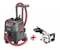 Metabo MFE 40 240V, 1900W, 40mm Wall Chaser c/w 2 x 5\" Diamond Blades,  Carry case + ASR 35 M ACP 240V