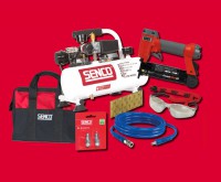 Senco AC4504 Silent Compressor + Headless Finishpro10 Starterkit 230V UK