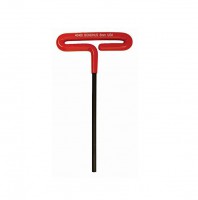 BONDHUS 6mm T-Handle Cushion Grip Hex Driver - L6\", 46468