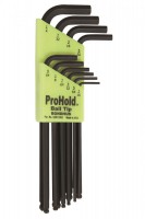 BONDHUS PBLX10 ProHold Ball End Hex Allen Key Set - 10 pcs - 1/16\"-1/4\", 74938