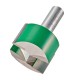 Trend C033QX1/2TC CraftPro Two Flute Straight Router Cutter 40mm Dia x 25mm Cut x 1/2 Shank