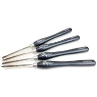 Charnwood Viper TCSET4S Carbide Tipped Wood Turning Tool, 4 Piece Set