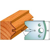 CMT SPINDLE MOULDER CUTTERS - Knives and Limiters 40mm - profile 071