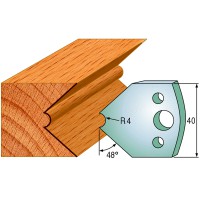 CMT SPINDLE MOULDER CUTTERS - Knives and Limiters 40mm - profile 080