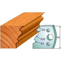 CMT SPINDLE MOULDER CUTTERS - Knives and Limiters 40mm - profile 103