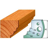 CMT SPINDLE MOULDER CUTTERS - Knives and Limiters 40mm - profile 132