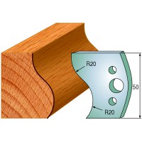 CMT SPINDLE MOULDER CUTTERS - Knives and Limiters 50mm - profile 571