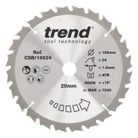 NEW Trend Circular Saw Blades - 185mm Diameter