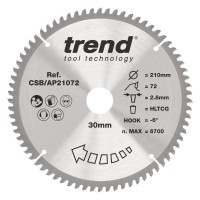 NEW Trend Circular Saw Blades - 210mm Diameter