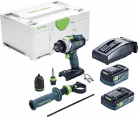 Festool 577652 Cordless Percussion Drill QUADRIVE TPC 18/4 5,0/4,0 I-Plus