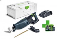 Festool 578409 Cordless Reciprocating Sabre Saw RSC 18 EB-Basic with Battery + Charger