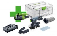 Festool 577592 Cordless Sander RUTSCHER RTSC 400 Basic ERGO with Battery and Charger