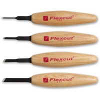 Flexcut 4 Piece Micro Skew Carving Tool Set - MT200