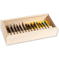 Flexcut 14 Piece Boxed Deluxe Power Carving Gouge Set - RG100