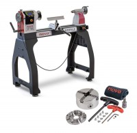 Nova Nebula DVR Woodturning Lathe and FREE Chuck Package