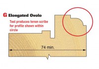 Trend Modular Window System TOOL 233X 30MM BORE Tool Number 112