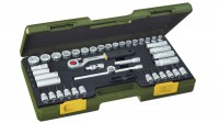 Proxxon Socket Set with Baton Ratchet - 47pc 3/8\" Drive - 23282