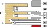 Trend Modular Window System TOOL 179 X 30MM BORE Tool Number 32