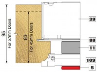 Trend Modular Window System TOOL 125X 30MM BORE Tool Number 109