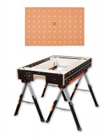 UJK Multifunction Workbench MkII Workbench + Sawhorses + HDF Valchromat Top - 10061